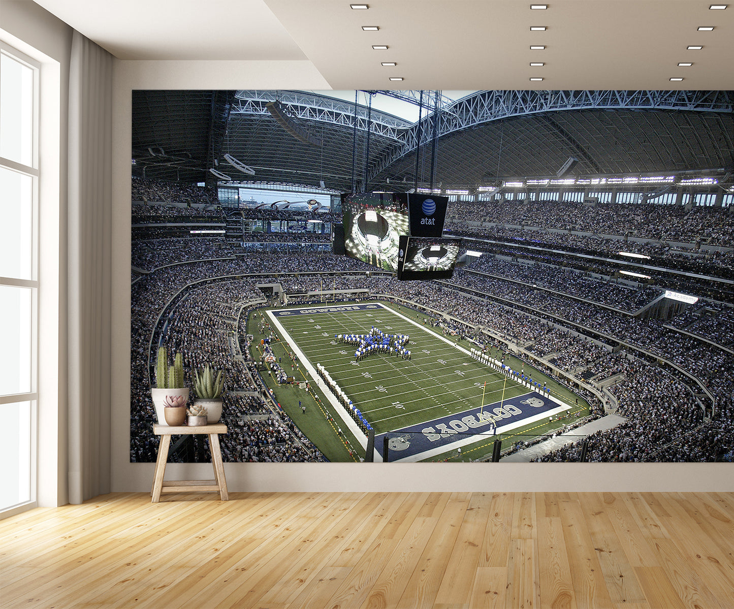 At&t Football Stadium Cowboys Wallpaper Wall Mural extra room