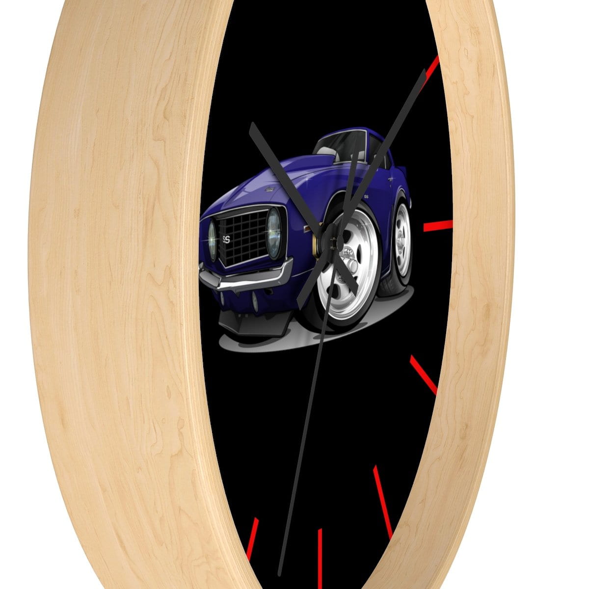 1st Generation Camaro Purple Wall clock