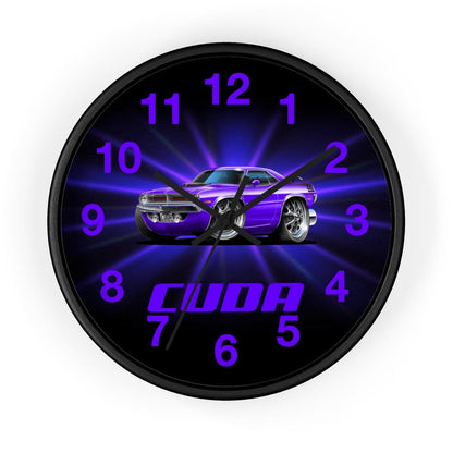 1970 Plymouth Cuda Wall clock