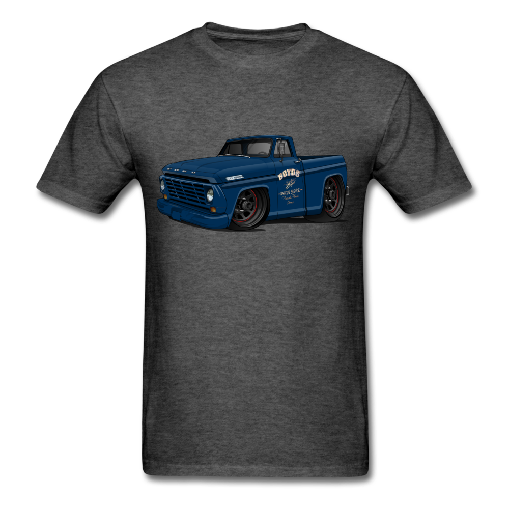 1967 Ford F-100 Men's T-Shirt - heather black