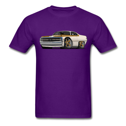 1970 Chrysler 300 Hurst Car Art Men's T-Shirt - purple
