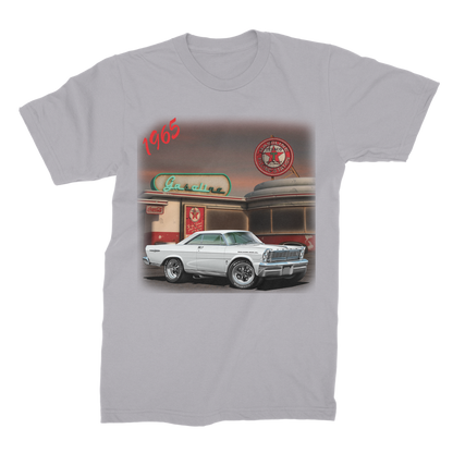 1965 White Galaxie Muscle Car Art Premium Jersey Men's T-Shirt