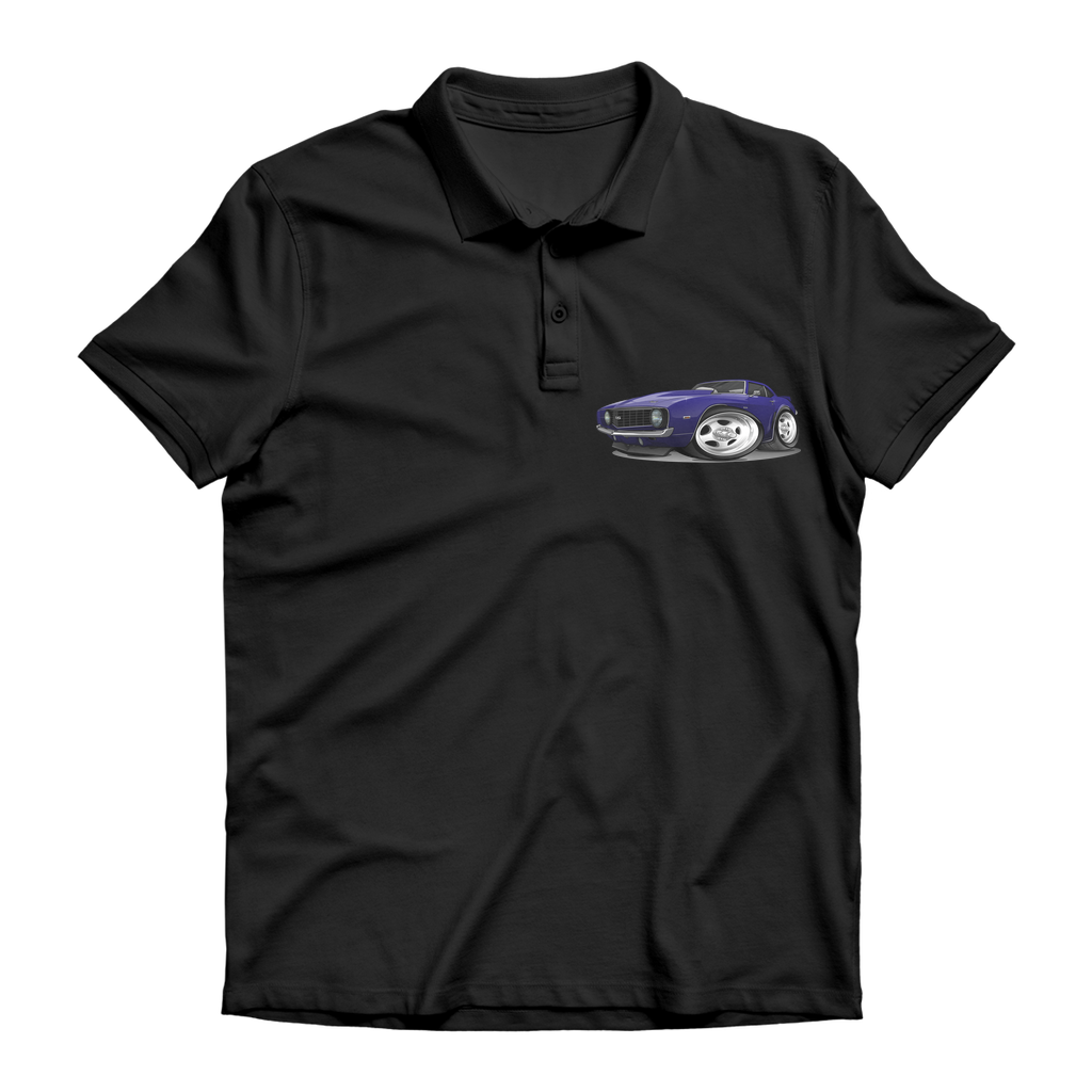 1st Generation Purple Camaro Premium Adult Polo Shirt