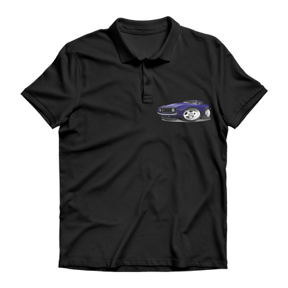 1st Generation Purple Camaro Premium Adult Polo Shirt