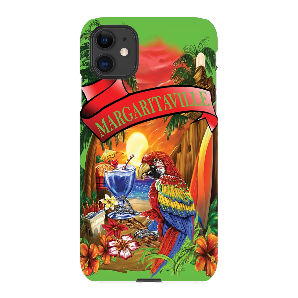 Lime Green Margaritaville IPhone Cases