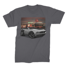 Convertible Mustang Gas Station 2 Premium Jersey Men's T-Shirt