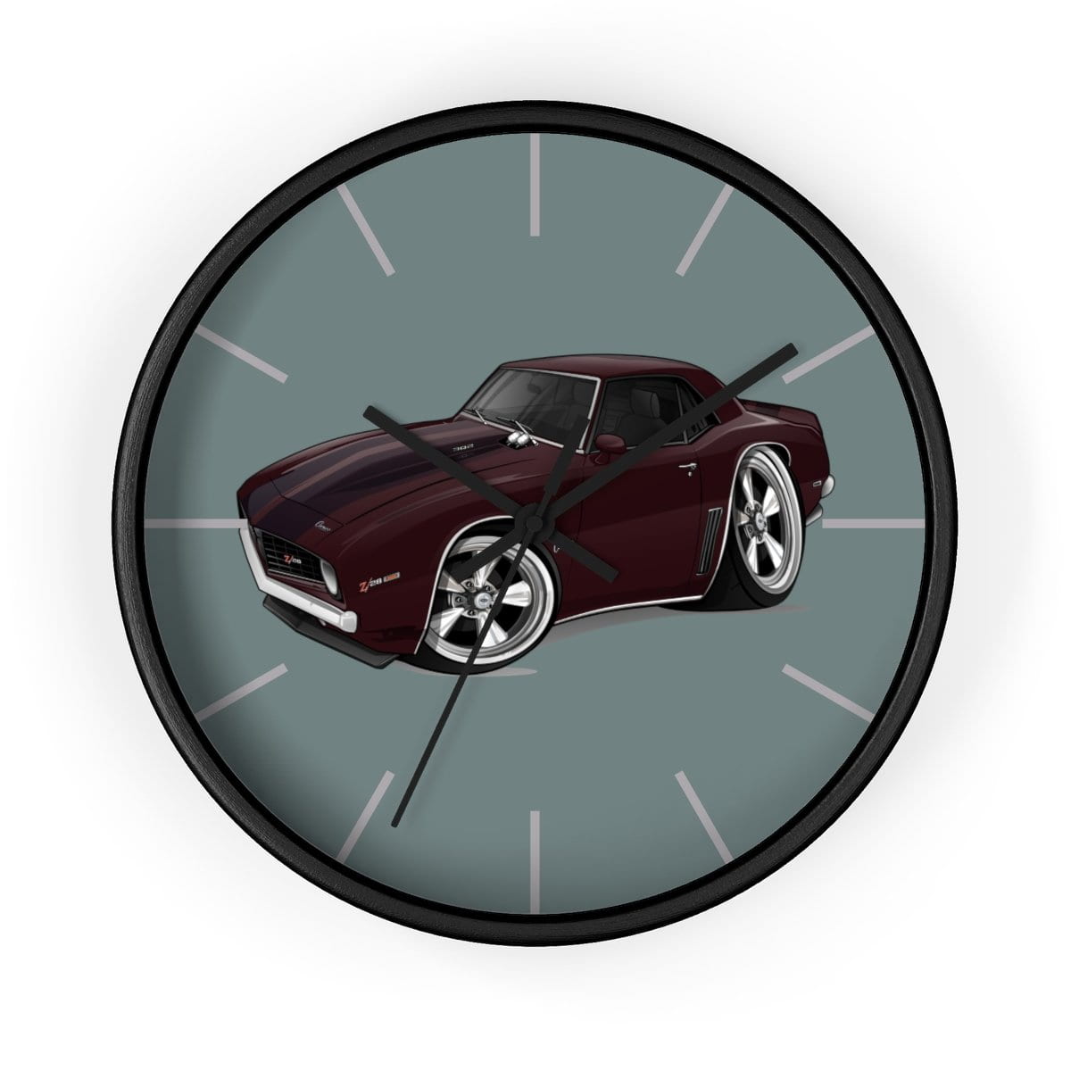 1969 Camaro Z28 Muscle Car Art Wall clock