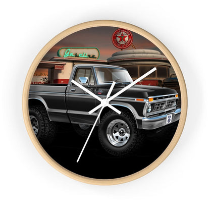 1976 F-150 Ranger XLT 4x4 Pickup Wall clock