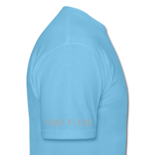 1967 Ford F-100 Men's T-Shirt - aquatic blue