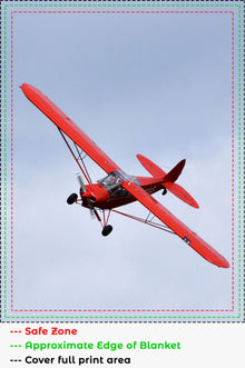Red Piper Cub Blanket