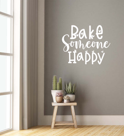 Bake Someone Happy Wall Decal