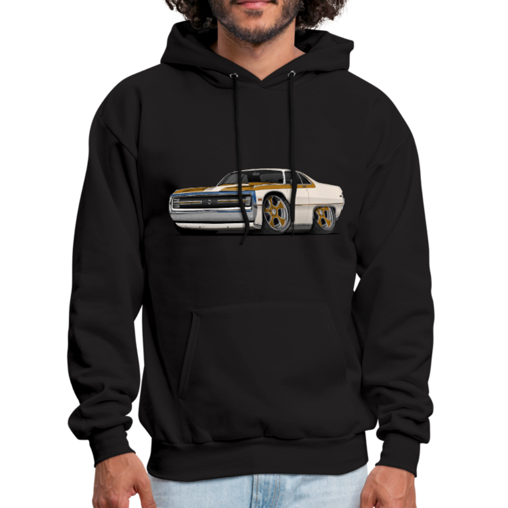 1970 Chrysler 300 Hurst Car Art Men's Hoodie - black