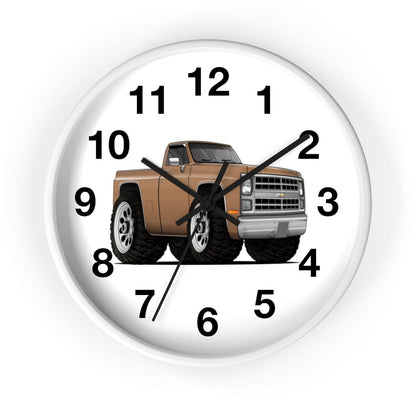 1986 4X4 Truck Car Art Wall clock