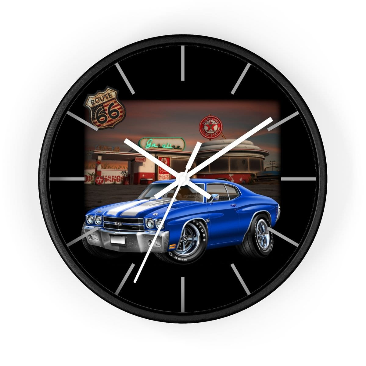 1970 Chevelle Texaco Wall clock