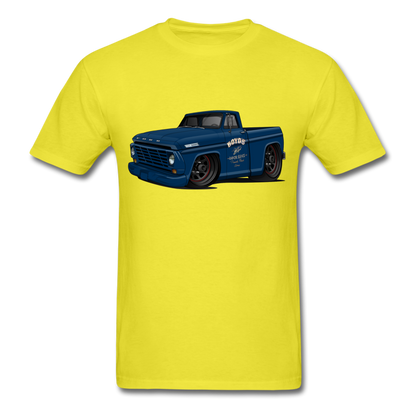 1967 Ford F-100 Men's T-Shirt - yellow