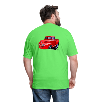 Old Red Truck Version B Men's T-Shirt - kiwi