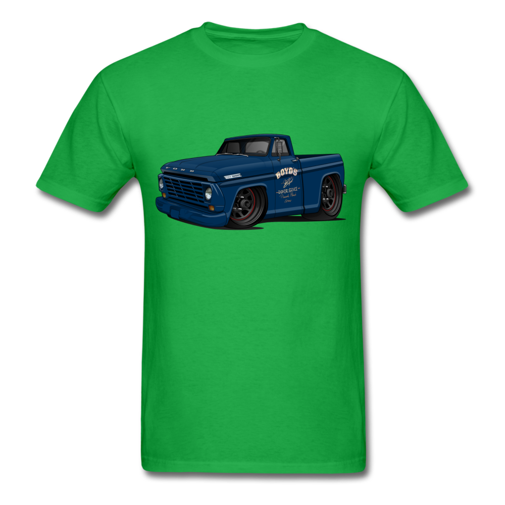 1967 Ford F-100 Men's T-Shirt - bright green