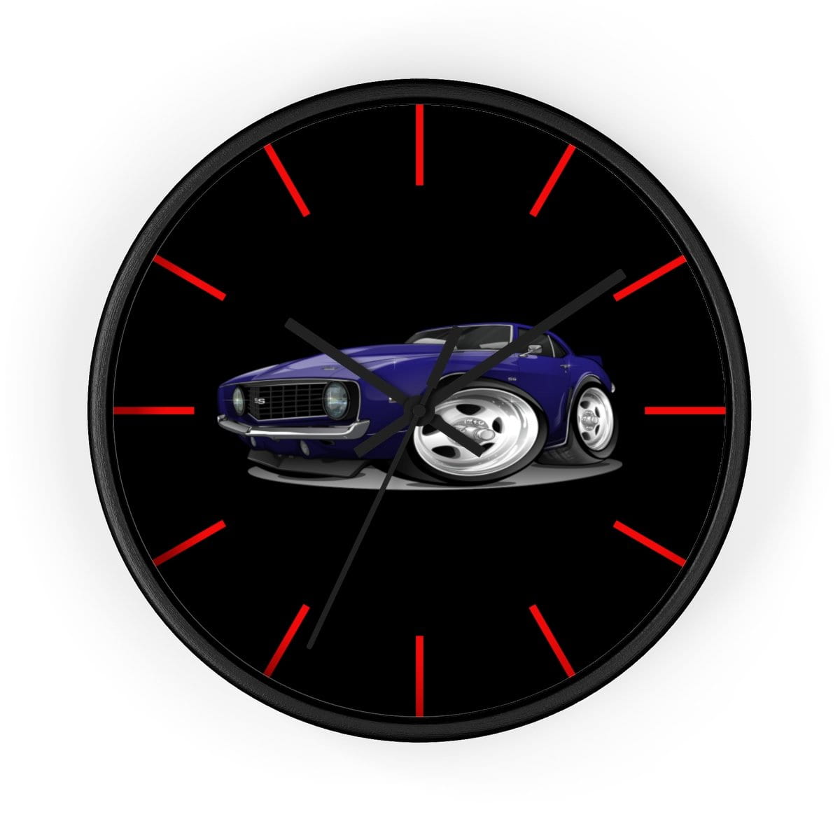 1st Generation Camaro Purple Wall clock