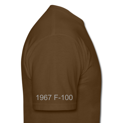 1967 Ford F-100 Men's T-Shirt - brown
