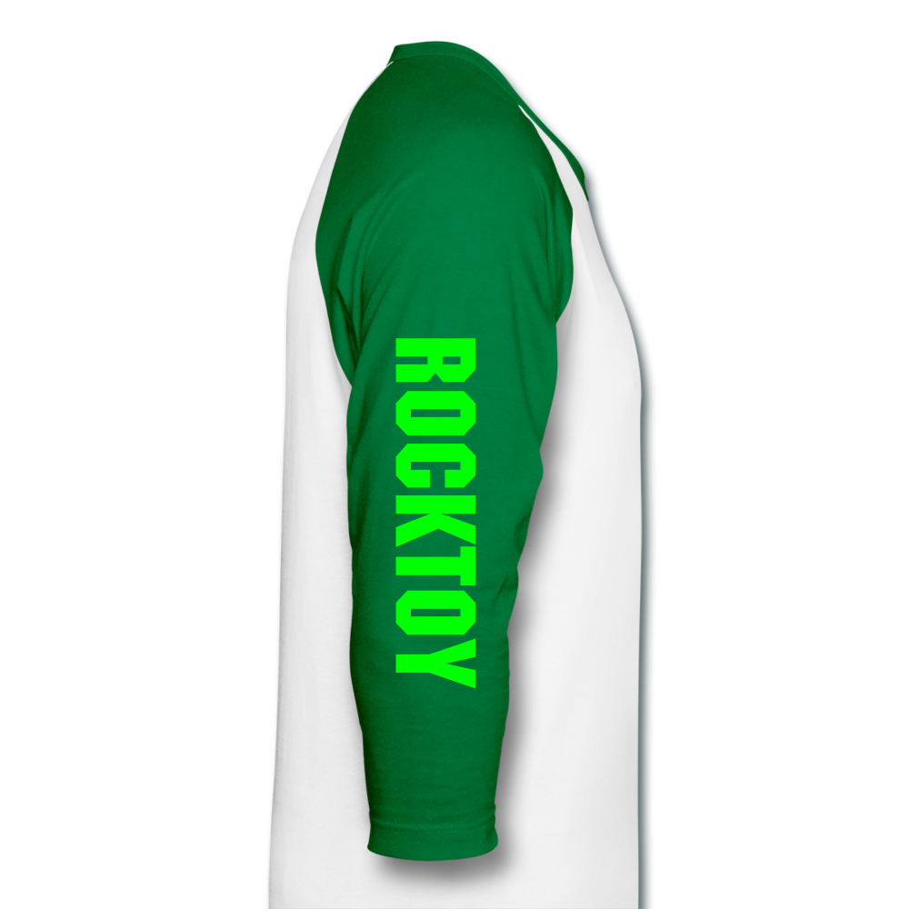 Baseball T-Shirt - white/kelly green