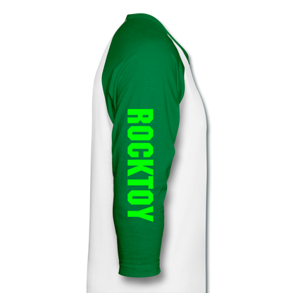 Baseball T-Shirt - white/kelly green