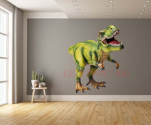 Big Green T-Rex Wall Art Decal