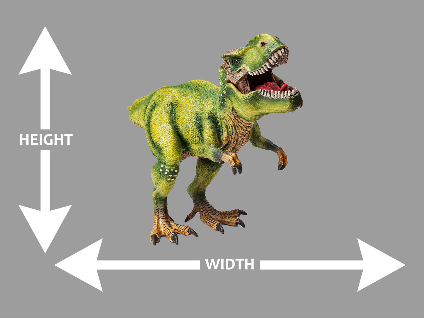 Big Green T-Rex Wall Art Decal