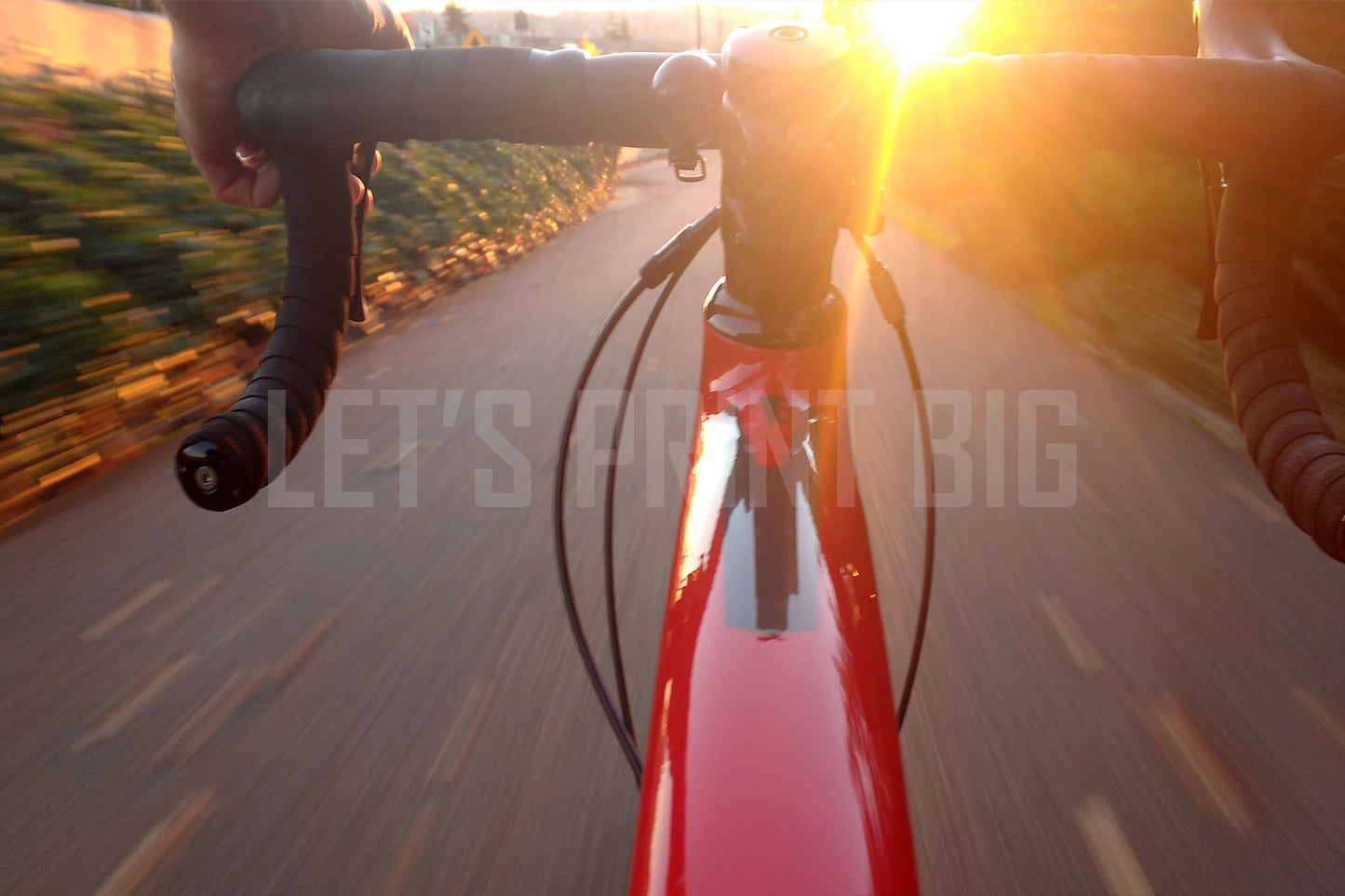 Traveling Bicycle Mural Wallpaper