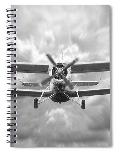Biplane - Spiral Notebook