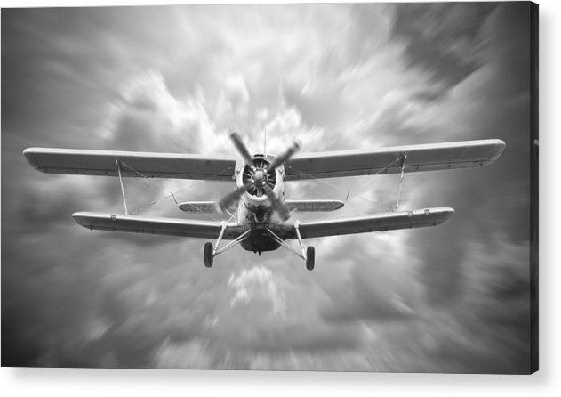 Biplane - Acrylic Print