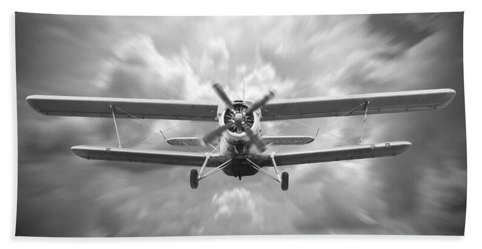 Biplane - Bath Towel