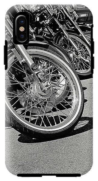 Black And White Motorcycles - Phone Case