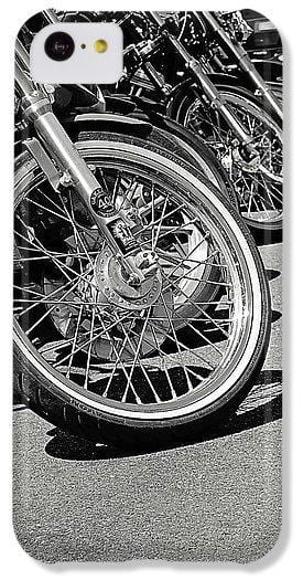 Black And White Motorcycles - Phone Case