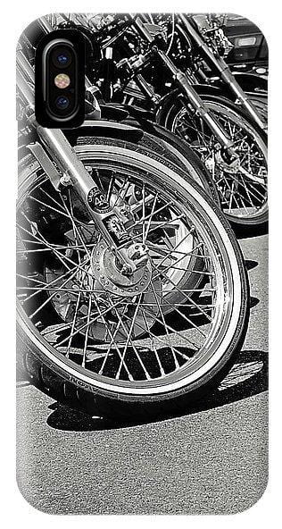 Black And White Motorcycles - Phone Case