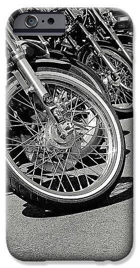 Black And White Motorcycles - Phone Case