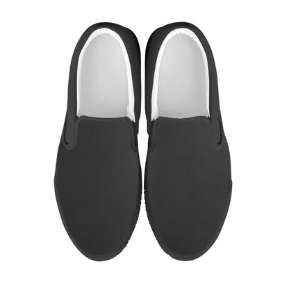 Seven Tribes White and Black Sopo Womens Slip Ons Black Sole Shoes