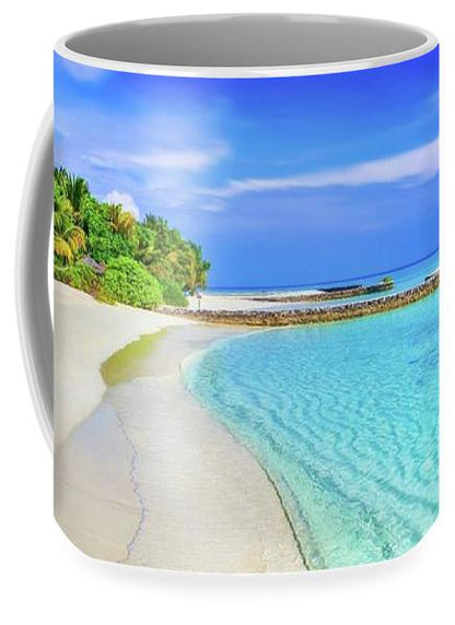 Blue Sky Beach - Coffee Coffee Mug