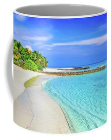 Blue Sky Beach - Coffee Coffee Mug