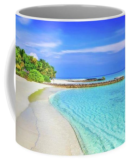 Blue Sky Beach - Coffee Coffee Mug