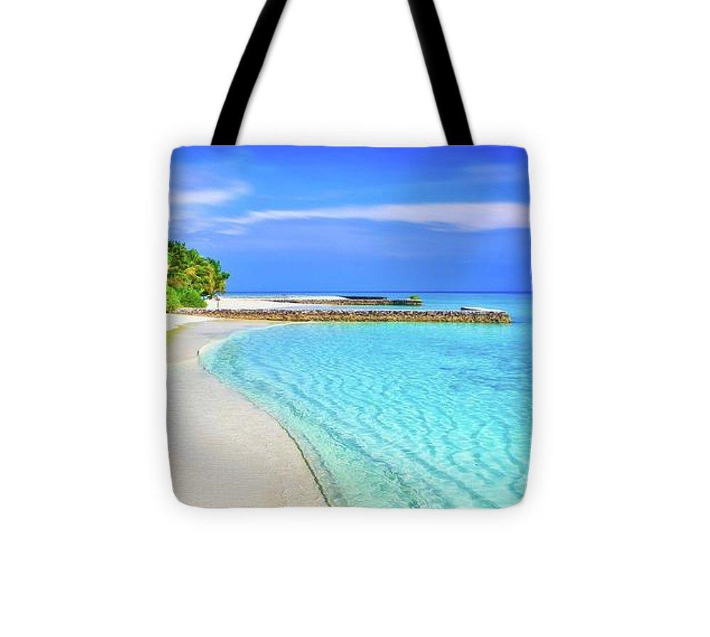 Blue Sky Beach - Tote Bag