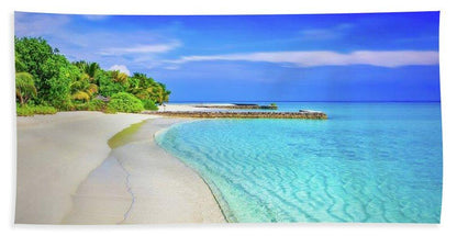 Blue Sky Beach - Bath Towel