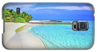 Blue Sky Beach - Phone Case