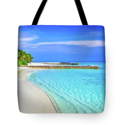 Blue Sky Beach - Tote Bag