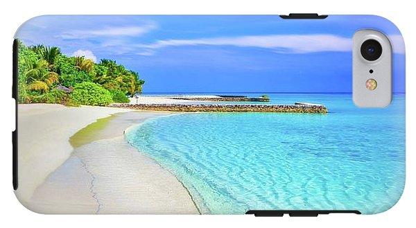 Blue Sky Beach - Phone Case