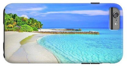 Blue Sky Beach - Phone Case