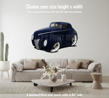 Car Art Coupe Hot Rod Cartoon Car Wall Decal