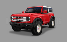 2022 Ford Bronco Car Art Wall Decal