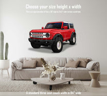 2022 Ford Bronco Car Art Wall Decal