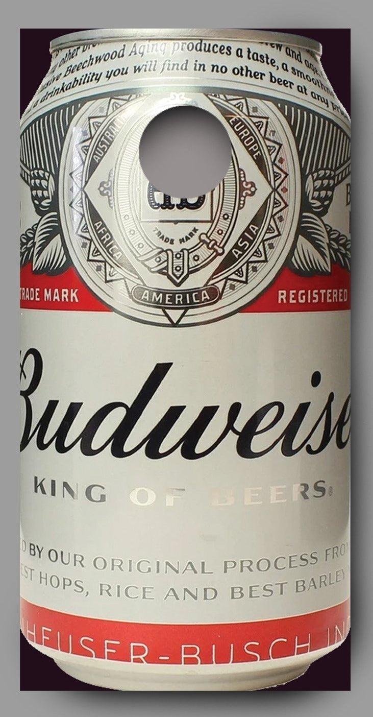 Budweiser Can Cornhole Decal Wraps