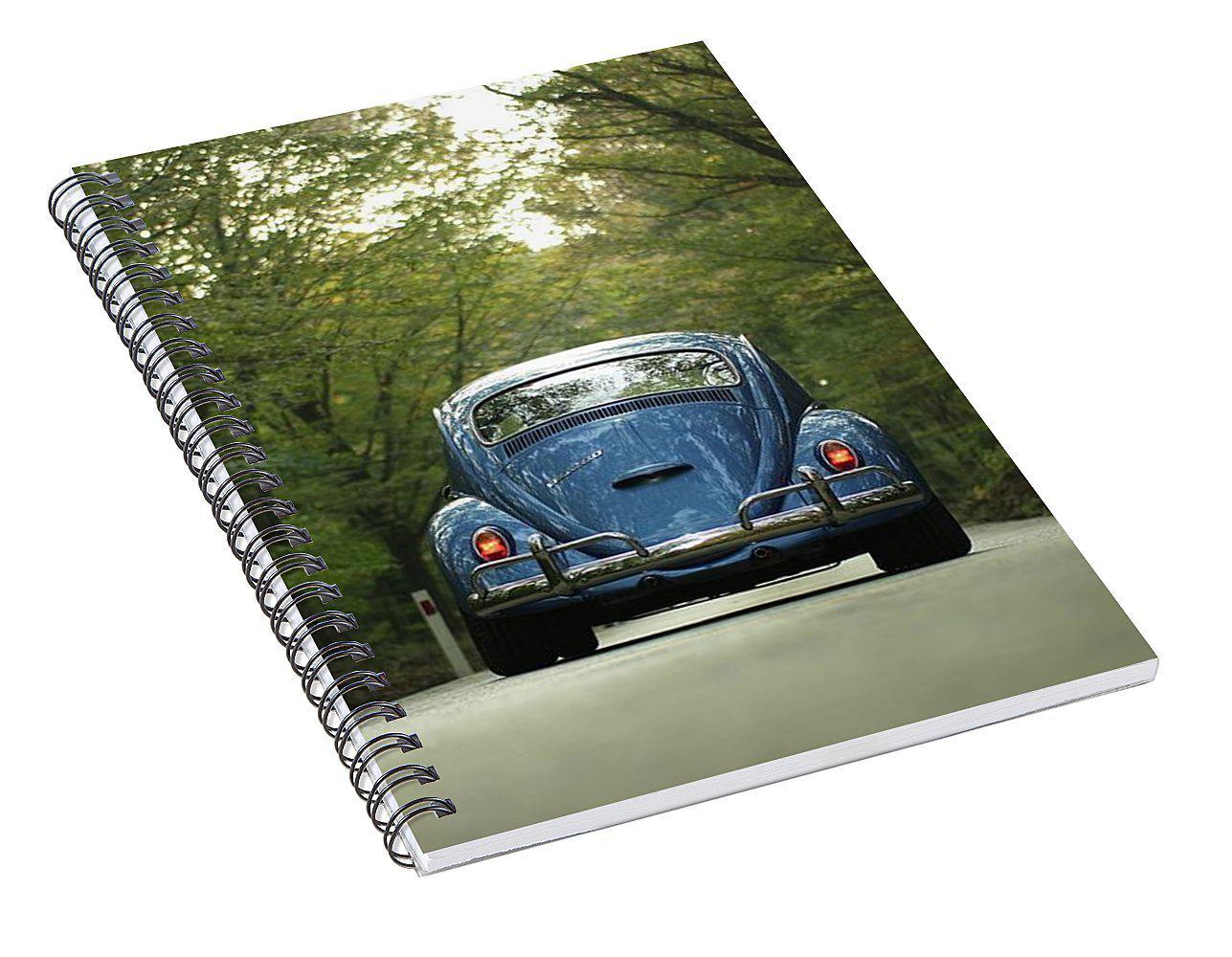 Bug On The Road - Spiral Notebook